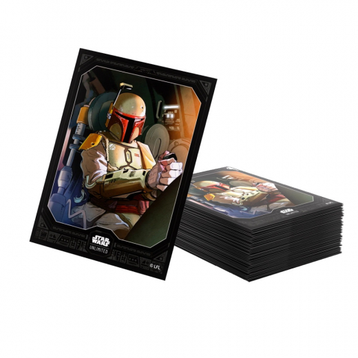 GameGenic Art Sleeves 64 x 90 mm - Boba Fett i gruppen SÄLLSKAPSSPEL / Tillbehör / Sleeves hos Spelexperten (GGS15073ML)