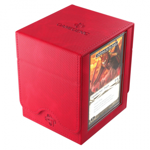 GameGenic Squire PLUS 100+ XL Convertible Deck Box - Red i gruppen SÄLLSKAPSSPEL / Tillbehör / Förvaring hos Spelexperten (GGS20215ML)