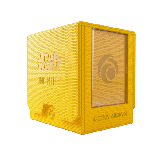 Star Wars: Unlimited - Twin Suns Deck Pod - Yellow i gruppen SÄLLSKAPSSPEL / Tillbehör / Förvaring hos Spelexperten (GGS20225ML)