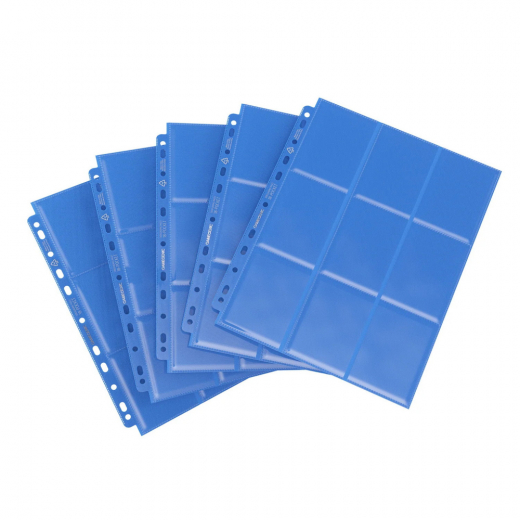 18-Pocket Side-Loading Pages - Blue (10-Pack) i gruppen SÄLLSKAPSSPEL / Tillbehör / Förvaring hos Spelexperten (GGS30003ML)