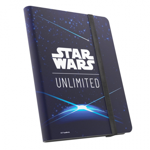 Star Wars: Unlimited - 18-Pocket Album: Card Back Blue i gruppen SÄLLSKAPSSPEL / Tillbehör / Förvaring hos Spelexperten (GGS32039ML)