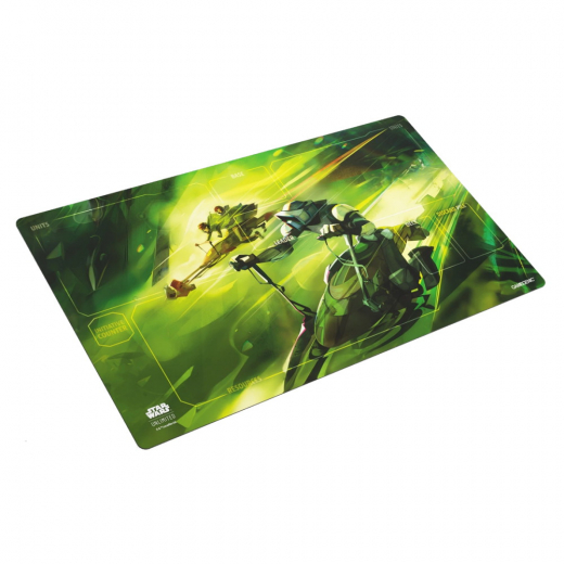 GameGenic Game Mat - Star Wars: Unlimited - Speeder Bike Chase i gruppen SÄLLSKAPSSPEL / Tillbehör / Övriga hos Spelexperten (GGS40066ML)