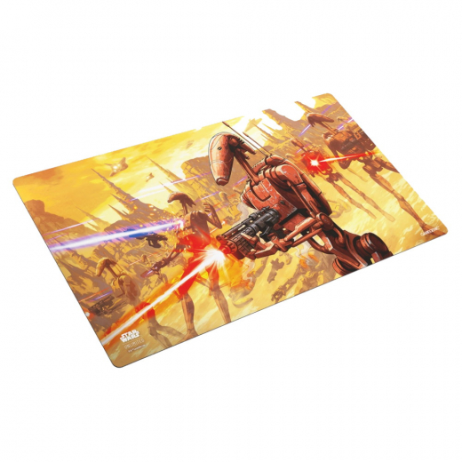 GameGenic Game Mat - Star Wars: Unlimited - Battle Droids i gruppen SÄLLSKAPSSPEL / Tillbehör / Övriga hos Spelexperten (GGS40067ML)