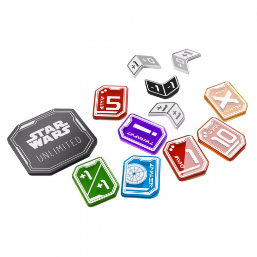 Star Wars: Unlimited - Premium Tokens Pro i gruppen SÄLLSKAPSSPEL / Tillbehör / Övriga hos Spelexperten (GGS60159ML)