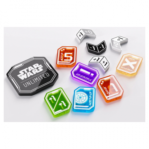 Star Wars: Unlimited - Premium Tokens Pro i gruppen SÄLLSKAPSSPEL / Tillbehör / Övriga hos Spelexperten (GGS60159ML)