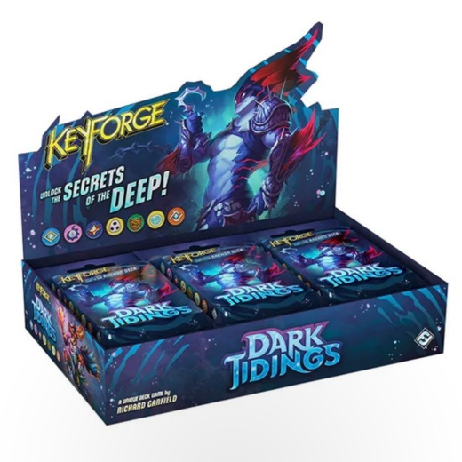 KeyForge: Dark Tidings - Archon Deck Display (Exp.) i gruppen SÄLLSKAPSSPEL / Kortspel hos Spelexperten (GHGKF12-DIS)