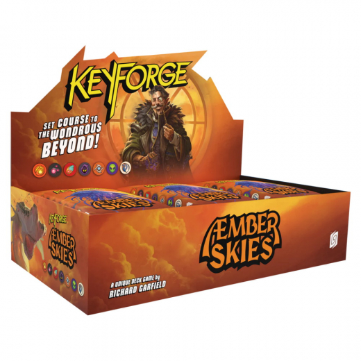 Keyforge: Æmber Skies - Archon Deck Display i gruppen SÄLLSKAPSSPEL / Kortspel hos Spelexperten (GHGKF18d-DIS)