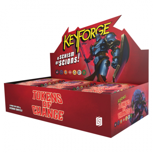 Keyforge: Tokens of Change - Archon Deck Display i gruppen SÄLLSKAPSSPEL / Kortspel hos Spelexperten (GHGKF19-DIS)