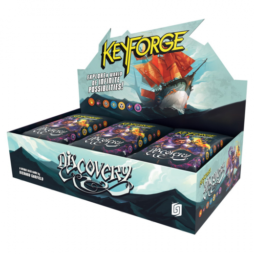 Keyforge: Discovery - Archon Deck Display i gruppen SÄLLSKAPSSPEL / Kortspel hos Spelexperten (GHGKF22-DIS)