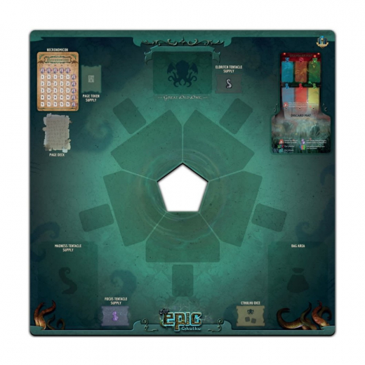 Tiny Epic Cthulhu: Gaming Mat (Exp.) i gruppen SÄLLSKAPSSPEL / Spelserier / Tiny Epic hos Spelexperten (GLGTECtA01)