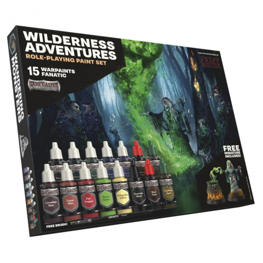 Army Painter: Gamemaster - Wilderness Adventure Role-playing Paint Set i gruppen SÄLLSKAPSSPEL / Tillbehör / Övriga hos Spelexperten (GM1010)