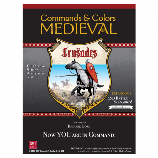 Commands & Colors: Medieval - Expansion 1 - Crusades Mid-Eastern Battles 1 i gruppen SÄLLSKAPSSPEL / Expansioner hos Spelexperten (GMT2414)