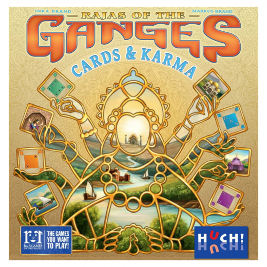 Rajas of the Ganges: Cards & Karma i gruppen SÄLLSKAPSSPEL / Kortspel hos Spelexperten (HUT883568)