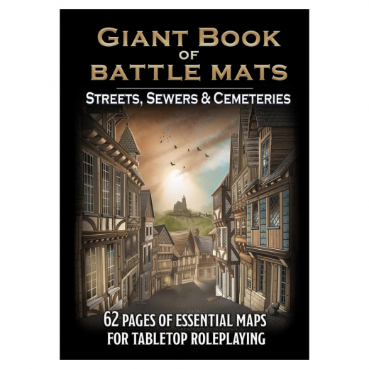 Giant Book of Battle Mats - Streets, Sewers & Cemeteries i gruppen SÄLLSKAPSSPEL / Rollspel hos Spelexperten (LBM056)