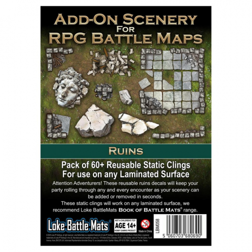 Add-On Scenery for RPG Maps - Ruins (Exp.) i gruppen SÄLLSKAPSSPEL / Rollspel hos Spelexperten (LBM058)