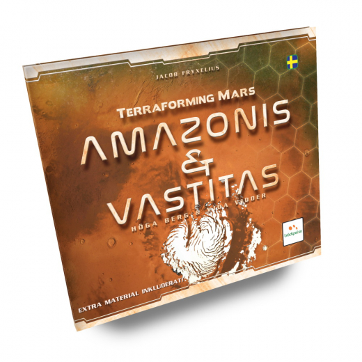 Terraforming Mars: Amazonis & Vastitas (Exp.) (Swe) i gruppen SÄLLSKAPSSPEL / Spelserier / Terraforming Mars hos Spelexperten (LPFI822)