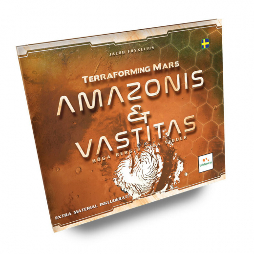 Terraforming Mars: Amazonis & Vastitas (Exp.) (Swe) i gruppen SÄLLSKAPSSPEL / Spelserier / Terraforming Mars hos Spelexperten (LPFITEMP1)