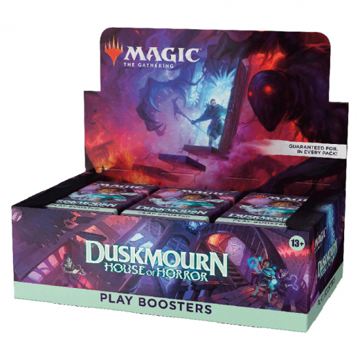 Magic: The Gathering - Duskmourn: House of Horror Play Booster Display i gruppen SÄLLSKAPSSPEL / Magic the Gathering hos Spelexperten (MAGD3444-DIS)