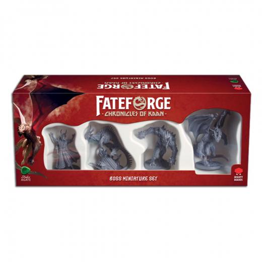 Fateforge: Chronicles of Kaan - Boss Miniatures Set (Exp.) i gruppen SÄLLSKAPSSPEL / Tillbehör / Övriga hos Spelexperten (MBFF005)