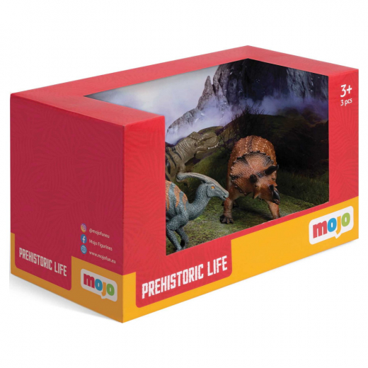 Mojo Prehistoric Life - Dinosaurier Set 2 i gruppen LEKSAKER / Figurer och lekset hos Spelexperten (MJ-380040)