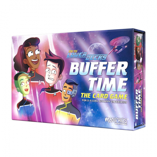 Star Trek: Lower Decks - Buffer Time: The Card Game  i gruppen SÄLLSKAPSSPEL / Kortspel hos Spelexperten (MUH0142499)