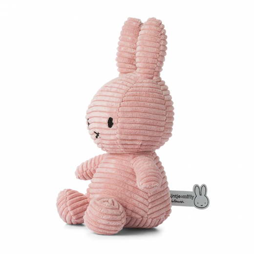 Miffy Corduroy - 23 cm, Pink i gruppen LEKSAKER / Gosedjur hos Spelexperten (MY208)