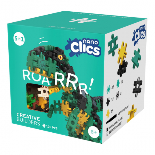 Nano Clics - Creative Builders - 125pcs i gruppen LEKSAKER / Byggklossar / Clics hos Spelexperten (NC001)