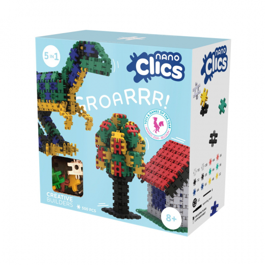 Nano Clics - Creative Builders - 500pcs i gruppen LEKSAKER / Byggklossar / Clics hos Spelexperten (NC003)