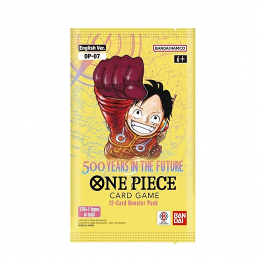 One Piece Card Game: 500 Years in the Future Booster Pack i gruppen SÄLLSKAPSSPEL / Kortspel hos Spelexperten (OPCG07-BOS)