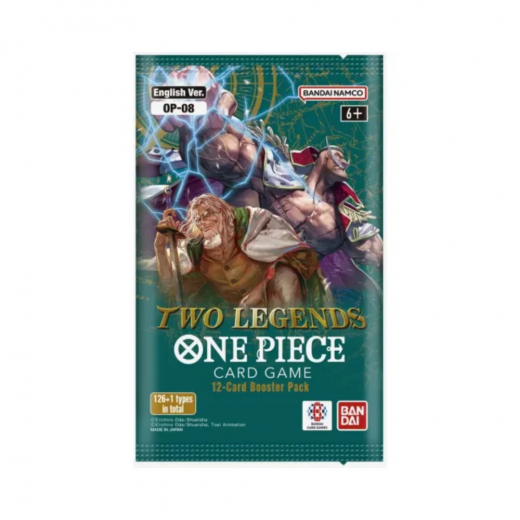 One Piece Card Game: Two Legends Booster Pack i gruppen SÄLLSKAPSSPEL / Kortspel hos Spelexperten (OPCG08-BOS)