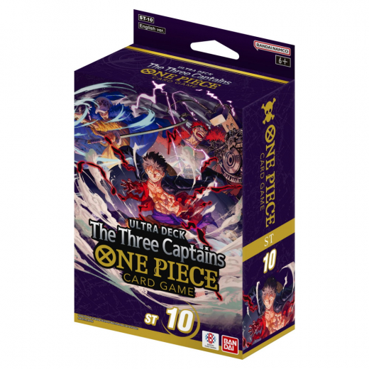 One Piece Card Game: The Three Captains - Ultimate Deck i gruppen SÄLLSKAPSSPEL / Kortspel hos Spelexperten (OPCGST10)