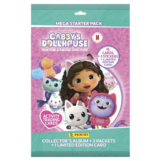 Gabby's Dollhouse Samlarkort Starter Pack i gruppen LEKSAKER / Samlarkort hos Spelexperten (PAN0281)