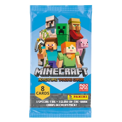 Minecraft Adventure Trading Cards Boosterpack i gruppen  hos Spelexperten (PAN1468)