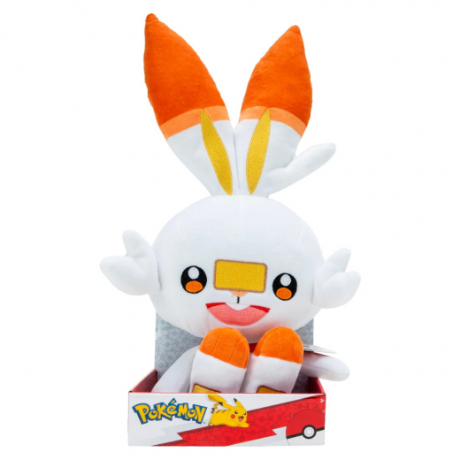 Pokémon Plysch Scorbunny 30 cm i gruppen LEKSAKER / Gosedjur hos Spelexperten (PKW3107)