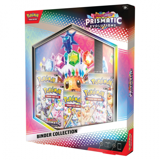 Pokémon TCG: Prismatic Evolutions Binder Collection i gruppen SÄLLSKAPSSPEL / Pokémon hos Spelexperten (POK10008)