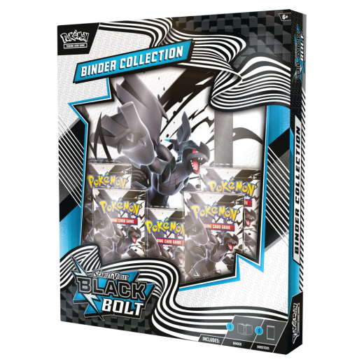 Pokémon TCG: Black Bolt Binder Collection i gruppen SÄLLSKAPSSPEL / Pokémon hos Spelexperten (POK10039ZSV)