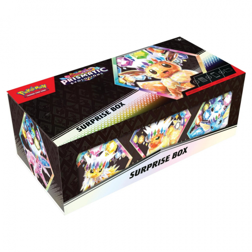 Pokémon TCG: Prismatic Evolutions Surprise Box i gruppen SÄLLSKAPSSPEL / Pokémon hos Spelexperten (POK10096)