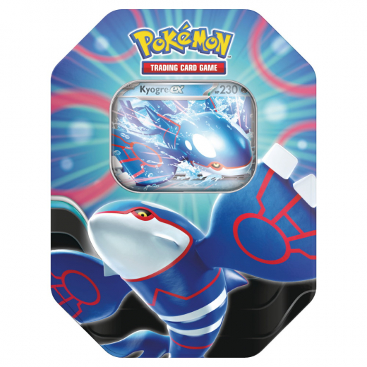 Pokémon TCG: Azure Legends Tin - Kyogre ex i gruppen SÄLLSKAPSSPEL / Pokémon hos Spelexperten (POK10128-KYO)