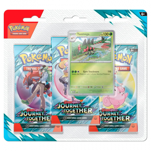 Pokémon TCG: Journey Together Boosters 3-Pack Yanmega i gruppen SÄLLSKAPSSPEL / Pokémon hos Spelexperten (POK10336-YAN)