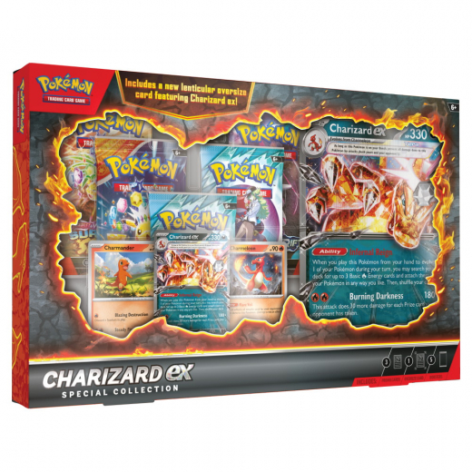 Pokémon TCG: Charizard ex Special Collection i gruppen SÄLLSKAPSSPEL / Pokémon hos Spelexperten (POK10417)