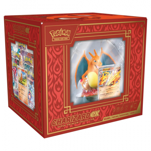 Pokémon TCG: Charizard ex Super Premium Collection i gruppen SÄLLSKAPSSPEL / Pokémon hos Spelexperten (POK11200)