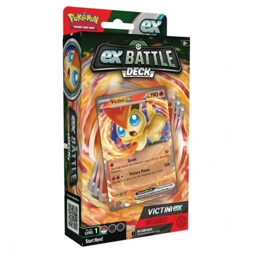 Pokémon TCG: Battle Deck - Victini ex i gruppen SÄLLSKAPSSPEL / Pokémon hos Spelexperten (POK85754-VIC)