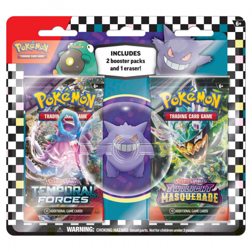 Pokémon TCG: Back to School Gengar Suddgummi i gruppen SÄLLSKAPSSPEL / Pokémon hos Spelexperten (POK85822-GEN)