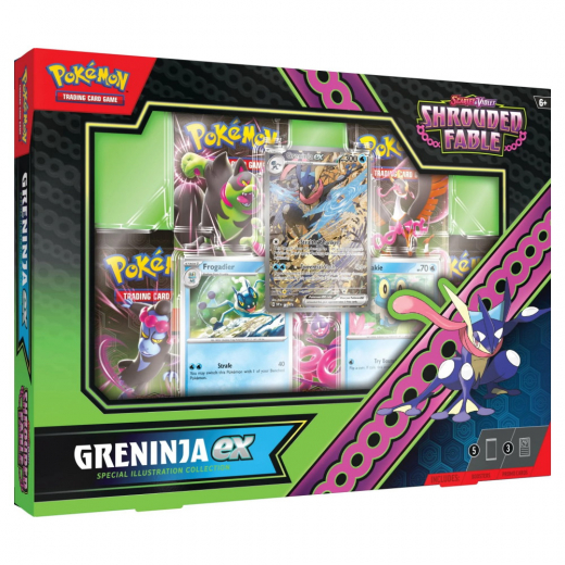 Pokémon TCG: Shrouded Fable Greninja ex Special Illustration Collection i gruppen SÄLLSKAPSSPEL / Pokémon hos Spelexperten (POK85856-GRE)