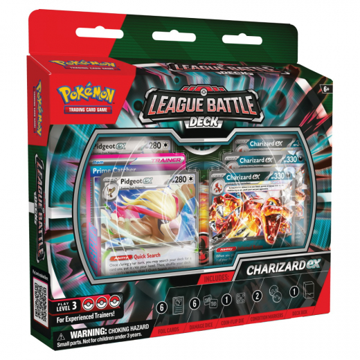 Pokémon TCG: League Battle Deck - Charizard ex i gruppen SÄLLSKAPSSPEL / Pokémon hos Spelexperten (POK85883)