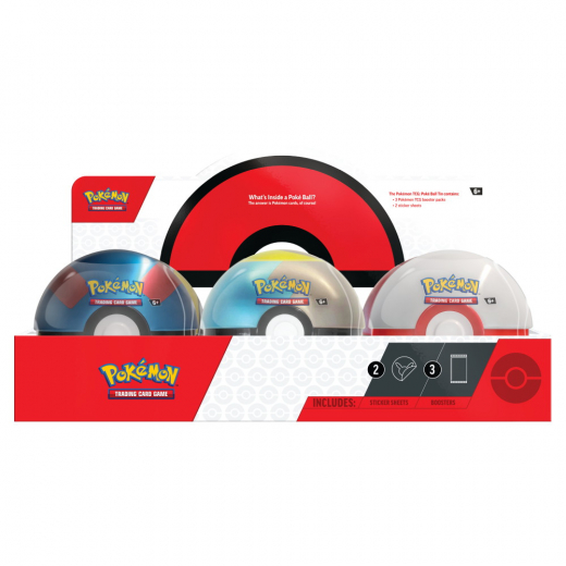 Pokemon TCG: Poké Ball Tin Fall 2024 i gruppen SÄLLSKAPSSPEL / Pokémon hos Spelexperten (POK85884)