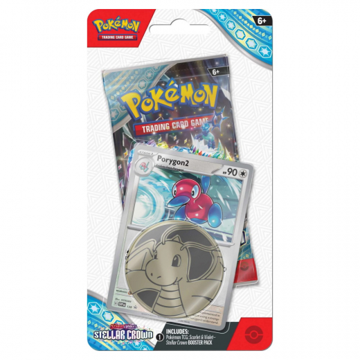 Pokémon TCG: Stellar Crown Checklane Porygon2 i gruppen SÄLLSKAPSSPEL / Pokémon hos Spelexperten (POK85912-POR)