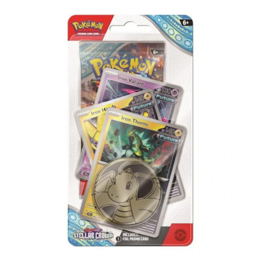 Pokémon TCG: Stellar Crown Premium Checklane Iron Thorns i gruppen SÄLLSKAPSSPEL / Pokémon hos Spelexperten (POK85918-III)