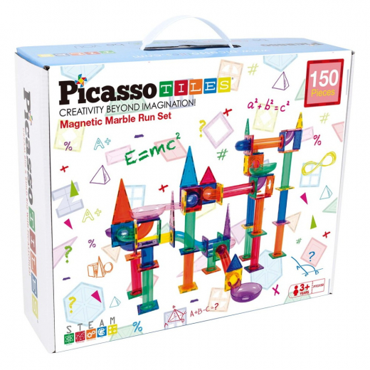 PicassoTiles Marble run 150 Bitar i gruppen LEKSAKER / Byggklossar / PicassoTiles hos Spelexperten (PTG150)