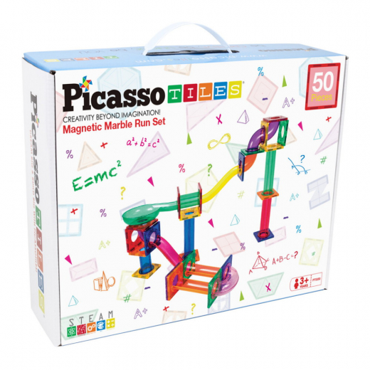 PicassoTiles Marble run 50 Bitar i gruppen LEKSAKER / Byggklossar / PicassoTiles hos Spelexperten (PTG50)